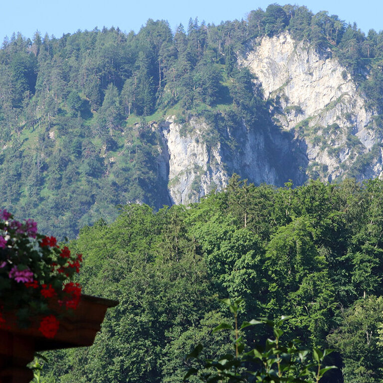 Landhaus Weiß Aussicht Berge